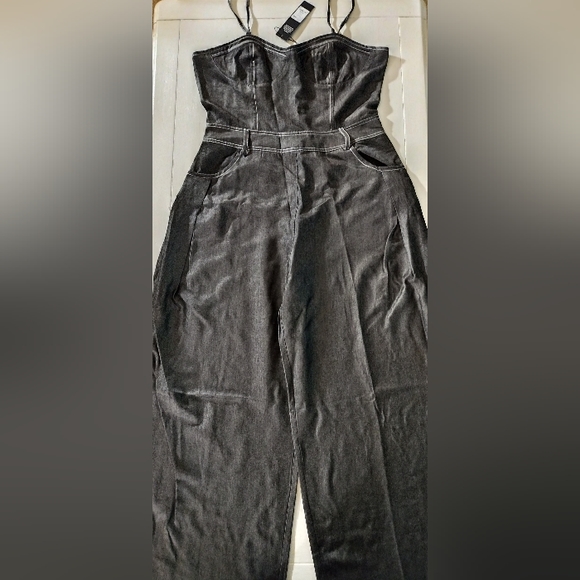 NYC Living Denim Jumpsuit| Various Sizes| Dark Wash - Picture 11 of 11